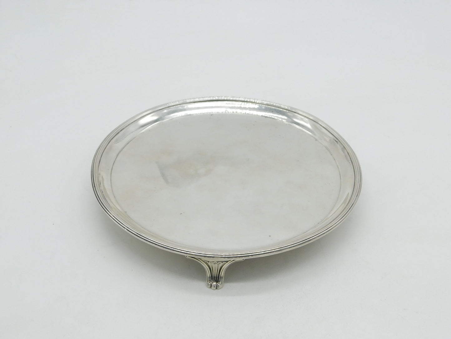 George III Sterling Silver Salver Dish Antique 1790 London William Stroud