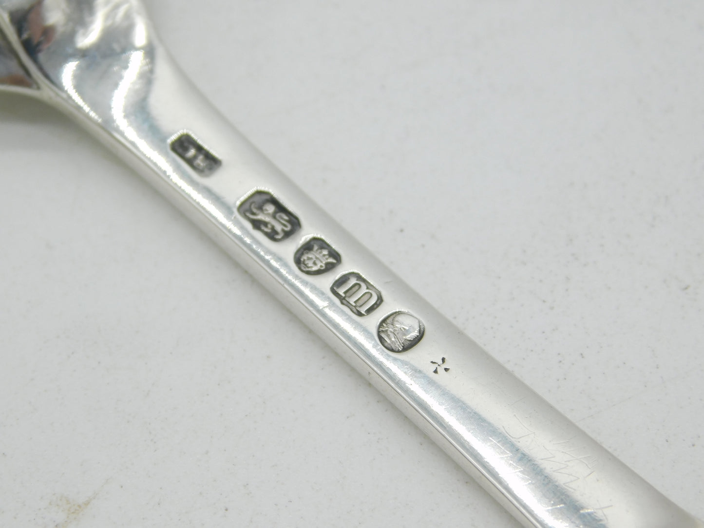 George III Sterling Silver Bone Marrow Scoop Antique 1787 London R. Crossley
