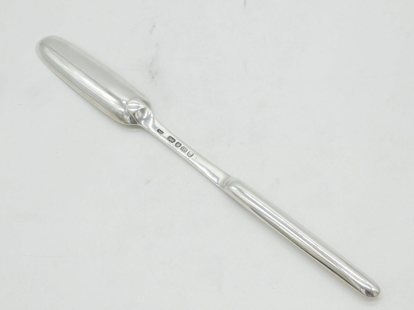 George III Sterling Silver Bone Marrow Scoop Antique 1787 London R. Crossley