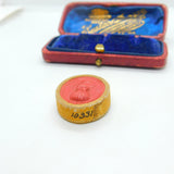 Grand Tour Red Wax Seal Cameo Of  Tragedian Sophocles Antique c1830 Regency