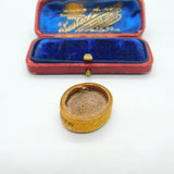 Grand Tour Red Wax Seal Cameo Of  Tragedian Sophocles Antique c1830 Regency