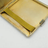 Sterling Silver Cigarette Case Thai Royal Family Crest Antique 1936 Birmingham