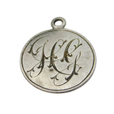 Victorian Sterling Silver Threepence Coin Love Token Charm Antique c1880