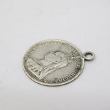Victorian Sterling Silver Threepence Coin Love Token Charm Antique c1880