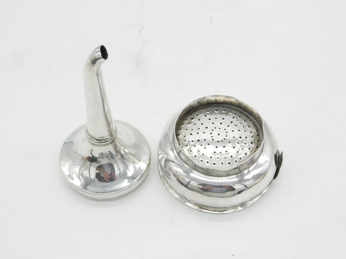 Scottish George III Sterling Silver Wine Funnel Antique c1800 Edinburgh