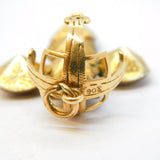 9ct Gold & Sterling Silver Large Masonic Ball Cross Fob Pendant Antique c1900