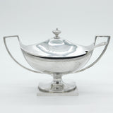 George III Sterling Silver Two-Handled Sauce Tureen Antique 1793 London