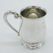 19th Century Chinese Sterling Silver Christening Mug Antique c1890 C.J & Co.