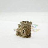 Sterling Silver & Enamel Wedding Ceremony Charm Vintage c1970