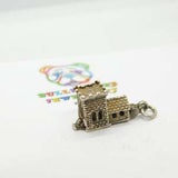 Sterling Silver Opening 'Couple In Church' Charm Vintage c1960