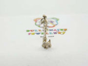 Sterling Silver Doggy Under Lamp Post Charm Vintage c1970