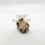 Sterling Silver Openable Classic British Pub Charm Pendant Mid-Century c1950