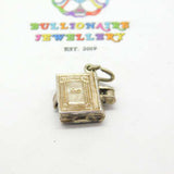 Sterling Silver Lords Prayer Bible Nuvo Charm Vintage c1970