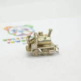 Sterling Silver Traditional Steam Train Charm Vintage c1970