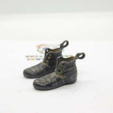 Nickel Pair of Boots Charm Pendant Victorian c1860