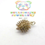 Sterling Silver Prickly Hedgehog Charm Pendant Vintage c1970