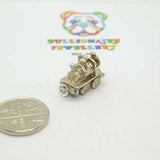 Sterling Silver Traditional Steam Train Charm Vintage c1970