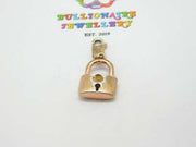Sterling Silver 'Milano Charms' Lock & Clasp Pendant Vintage c1980