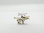 Sterling Silver Little Elephant Charm Pendant Vintage c1970