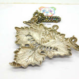 Silver Plated Grape Leaf Sherry Decanter Label Victorian c1880