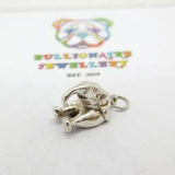 Sterling Silver Dumbo Elephant Head Charm Pendant Vintage c1970