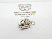 Sterling Silver Dumbo Elephant Head Charm Pendant Vintage c1970