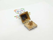 Sterling Silver Openable 'Couple In The Cake' Charm Vintage c1970
