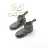 Nickel Pair of Boots Charm Pendant Victorian c1860