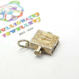 Sterling Silver Lords Prayer Bible Nuvo Charm Vintage c1970