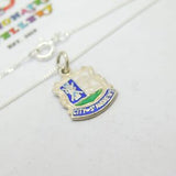 Sterling Silver St Andrews Travel Shield Pendant Necklace Vintage c1970