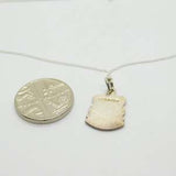 Sterling Silver & Enamel Exeter Shield Pendant Necklace Vintage c1960
