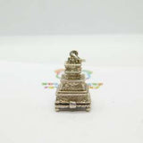 Sterling Silver Openable 'Couple In The Cake' Charm Vintage c1970