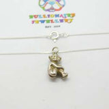Sterling Silver Cheeky Elf Imp Pendant Necklace Vintage c1970
