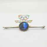 Sterling Silver Morpho Butterfly Wing Tie Pin Brooch Art Deco c1920