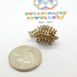 Sterling Silver Prickly Hedgehog Charm Pendant Vintage c1970