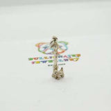 Sterling Silver Doggy Under Lamp Post Charm Vintage c1970
