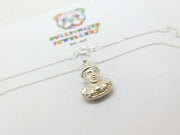 Sterling Silver Court Jester Pendant Necklace Vintage c1970