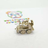 Sterling Silver Traditional Steam Train Charm Vintage c1970