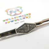 900 Silver Bird in Flight Tie Pin Art Deco c1930