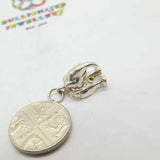 Sterling Silver Dumbo Elephant Head Charm Pendant Vintage c1970