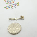 Sterling Silver Doggy Under Lamp Post Charm Vintage c1970