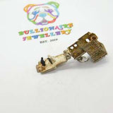 Sterling Silver & Enamel Wedding Ceremony Charm Vintage c1970