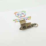Sterling Silver Opening 'Couple In Church' Charm Vintage c1960