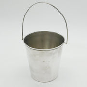 20th Century Egyptian .900 Silver Swing Handle Ice Bucket Antique c1920 Art Deco