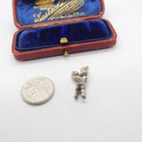 Sterling Silver Aquarius The Water Carrier Charm Pendant Vintage c1970