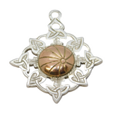 Sterling Silver Gold Fronted Football Soccer Fob Medal Antique 1930 Birmingham