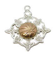 Sterling Silver Gold Fronted Football Soccer Fob Medal Antique 1930 Birmingham