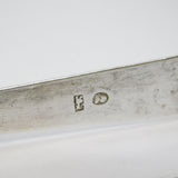 George IV Sterling Silver Bright Cut Sugar Tongs Antique c1820s London