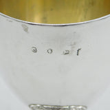 George III Sterling Silver Neoclassical Cameo Goblet Antique 1780 London
