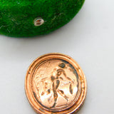 Regency George IV Grand Tour Copper Roman Seal Stamp Plaque Antique c1830
